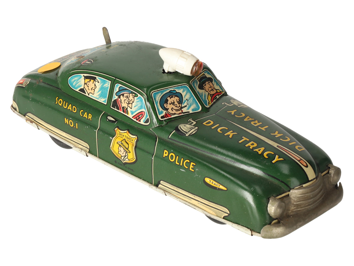 Marx LM-52 Vintage Dick Tracy Wind-Up Squad Car No.1 VG