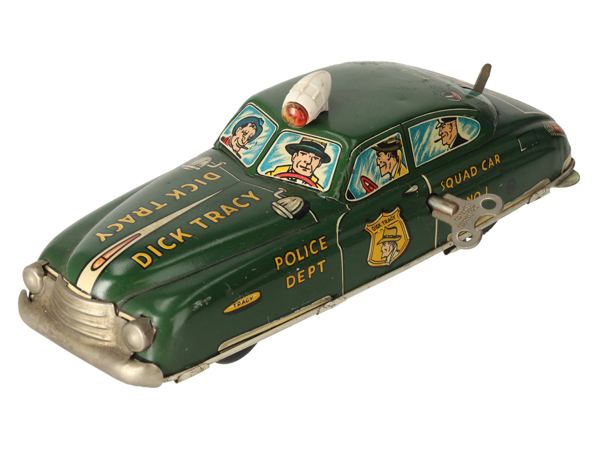 Marx LM-52 Vintage Dick Tracy Wind-Up Squad Car No.1 VG
