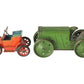 Modern Toys & Marx Vintage Wind-Up Tractor No 5 & Old Timer Model T Car 27579