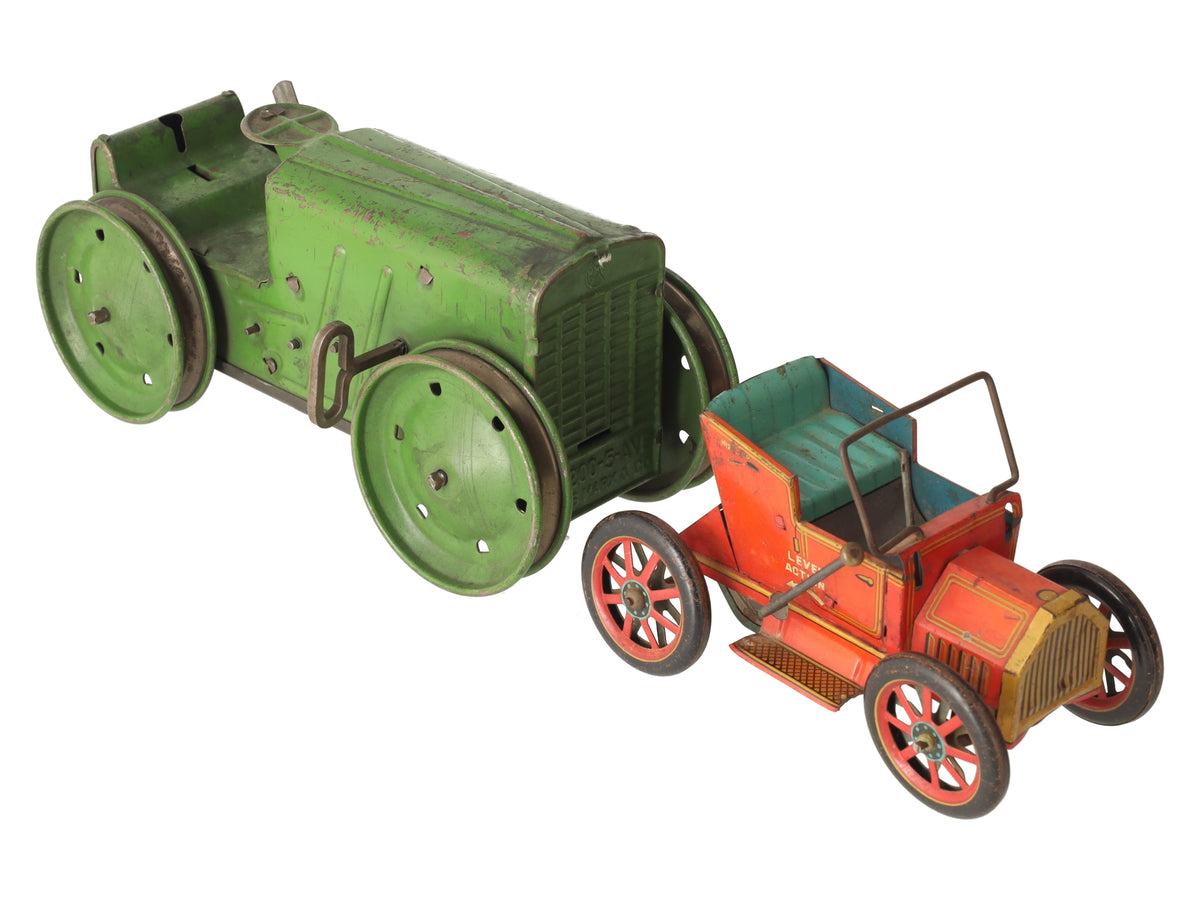 Modern Toys & Marx Vintage Wind-Up Tractor No 5 & Old Timer Model T Car 27579