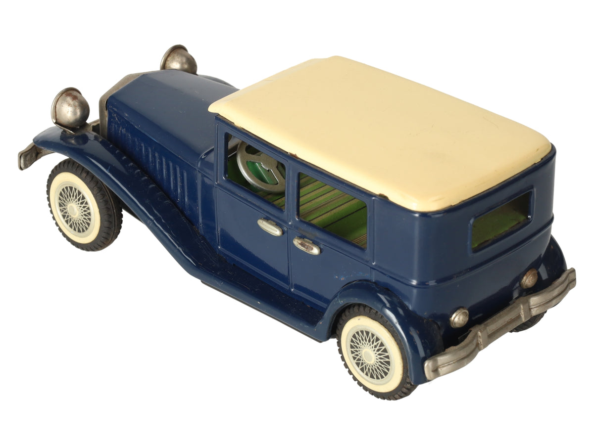 Cragstan N-1929 Vintage 1929 Tin Sedan Friction Car VG