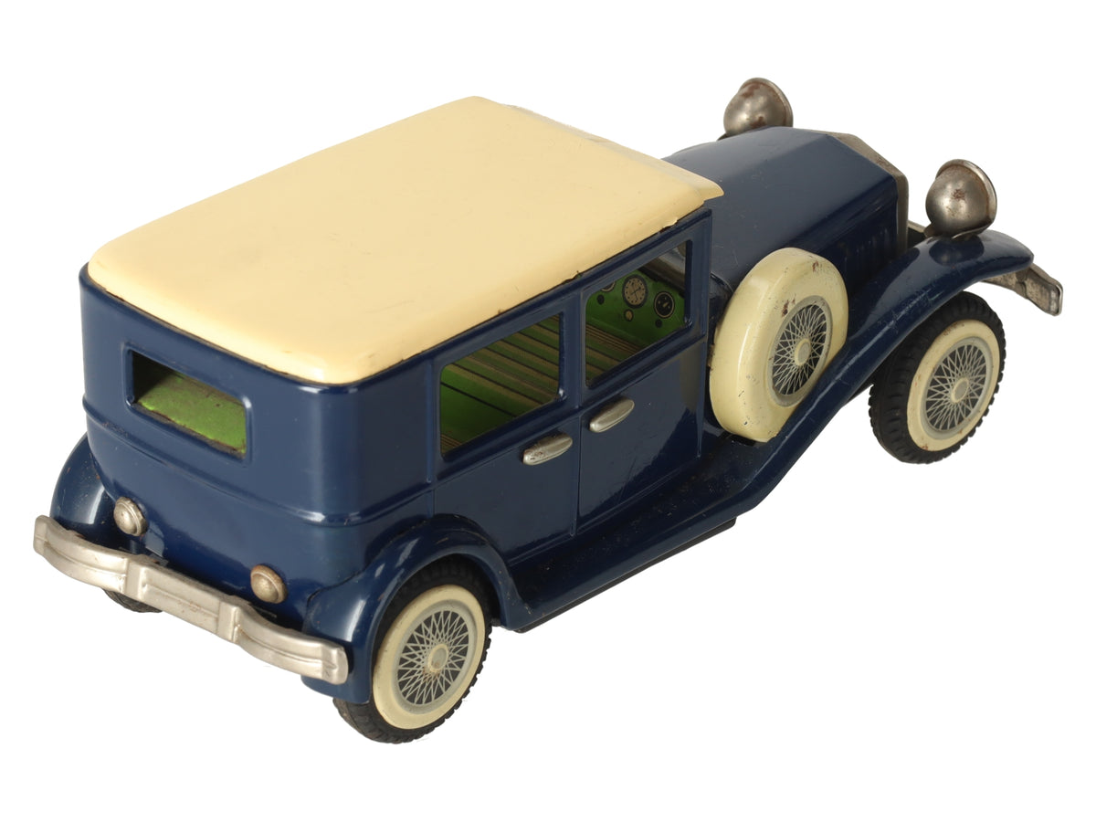 Cragstan N-1929 Vintage 1929 Tin Sedan Friction Car VG