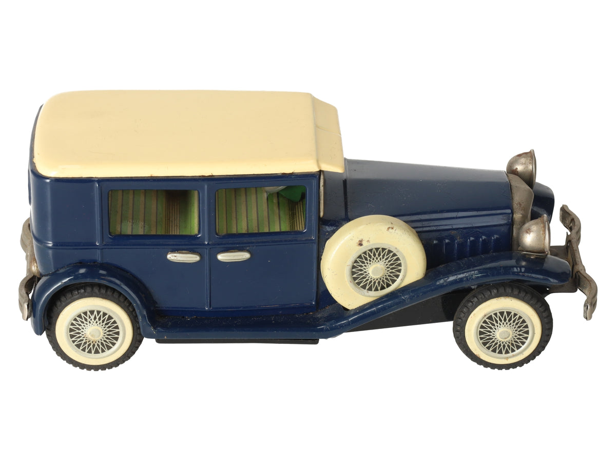 Cragstan N-1929 Vintage 1929 Tin Sedan Friction Car VG