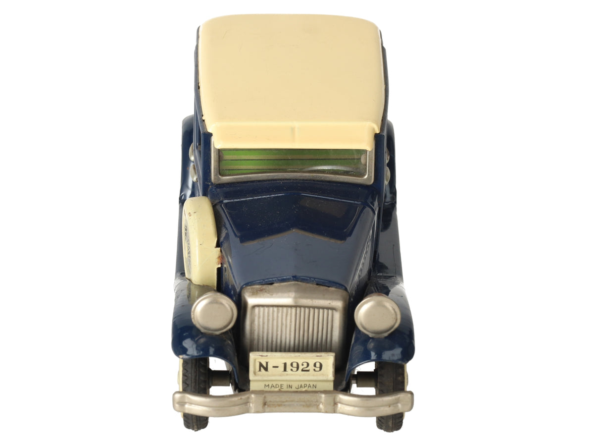 Cragstan N-1929 Vintage 1929 Tin Sedan Friction Car VG