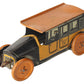 Mohawk 361 Vintage Yellow Taxi Wind-Up Car VG