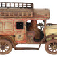 Orobr Prewar Vintage Tinplate Limousine/ Taxi Wind-Up Car W/ figure