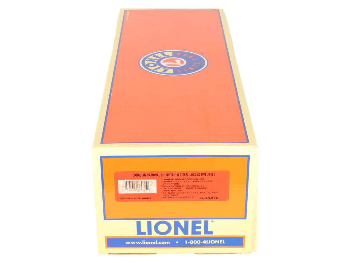 Lionel 6-38478 O Canadian National Alco S-2 Diesel Switcher #7951 EX/Box