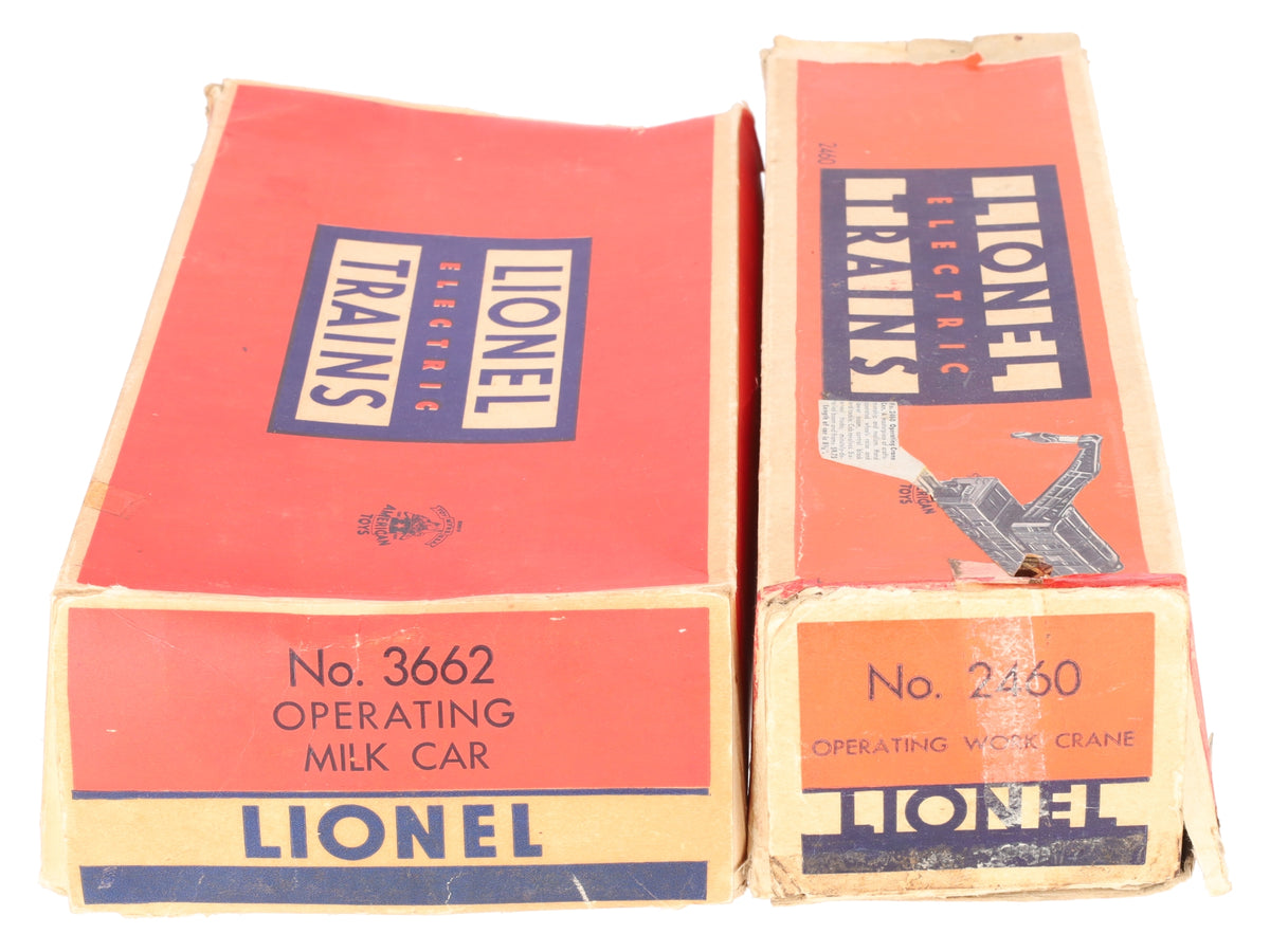 Lionel O Gauge Vintage Train Cars 3662 & 2460 [2]
