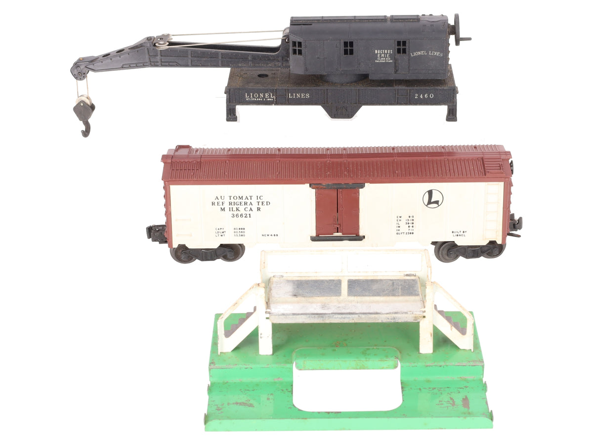 Lionel O Gauge Vintage Train Cars 3662 & 2460 [2]