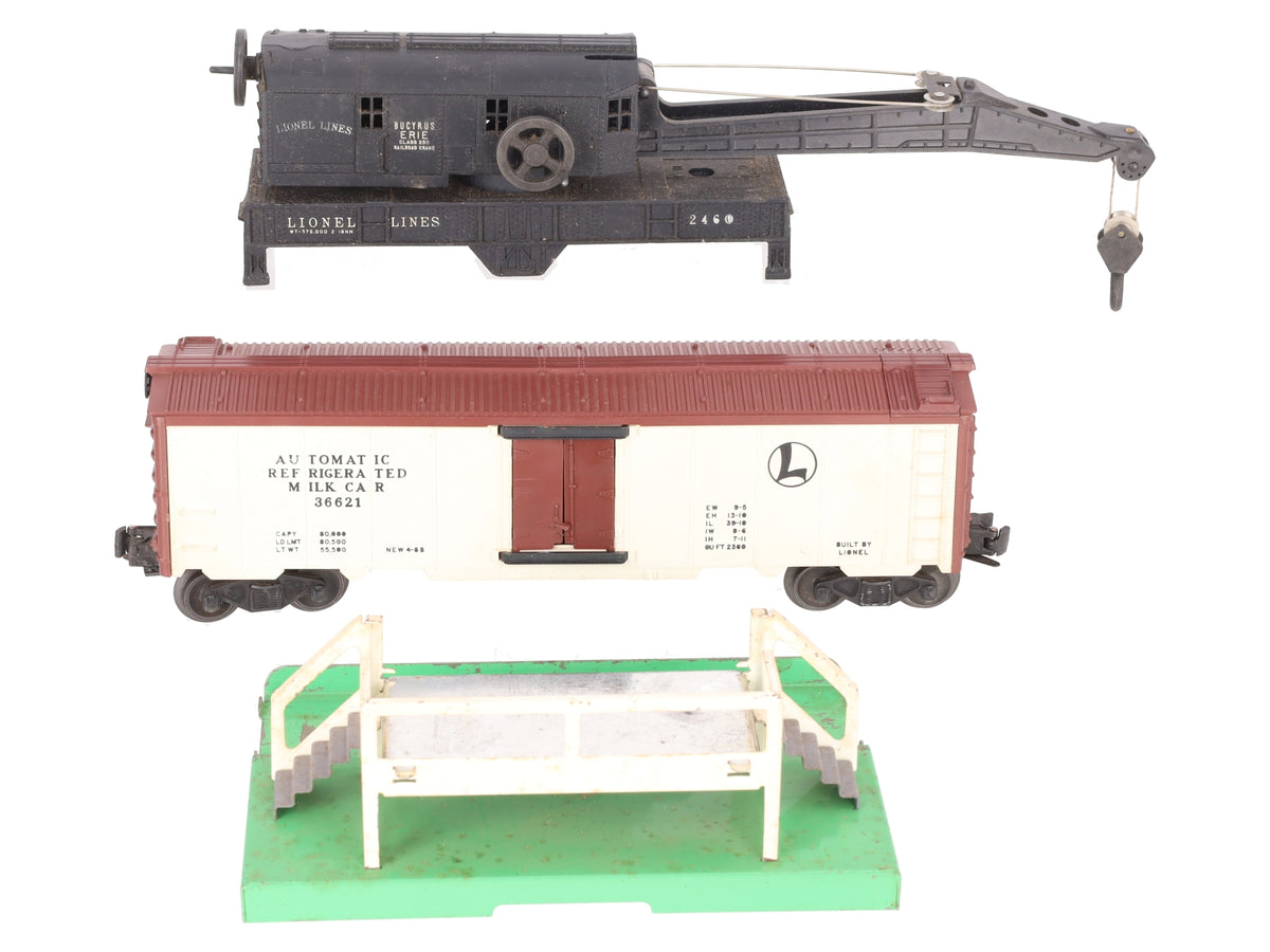 Lionel O Gauge Vintage Train Cars 3662 & 2460 [2]