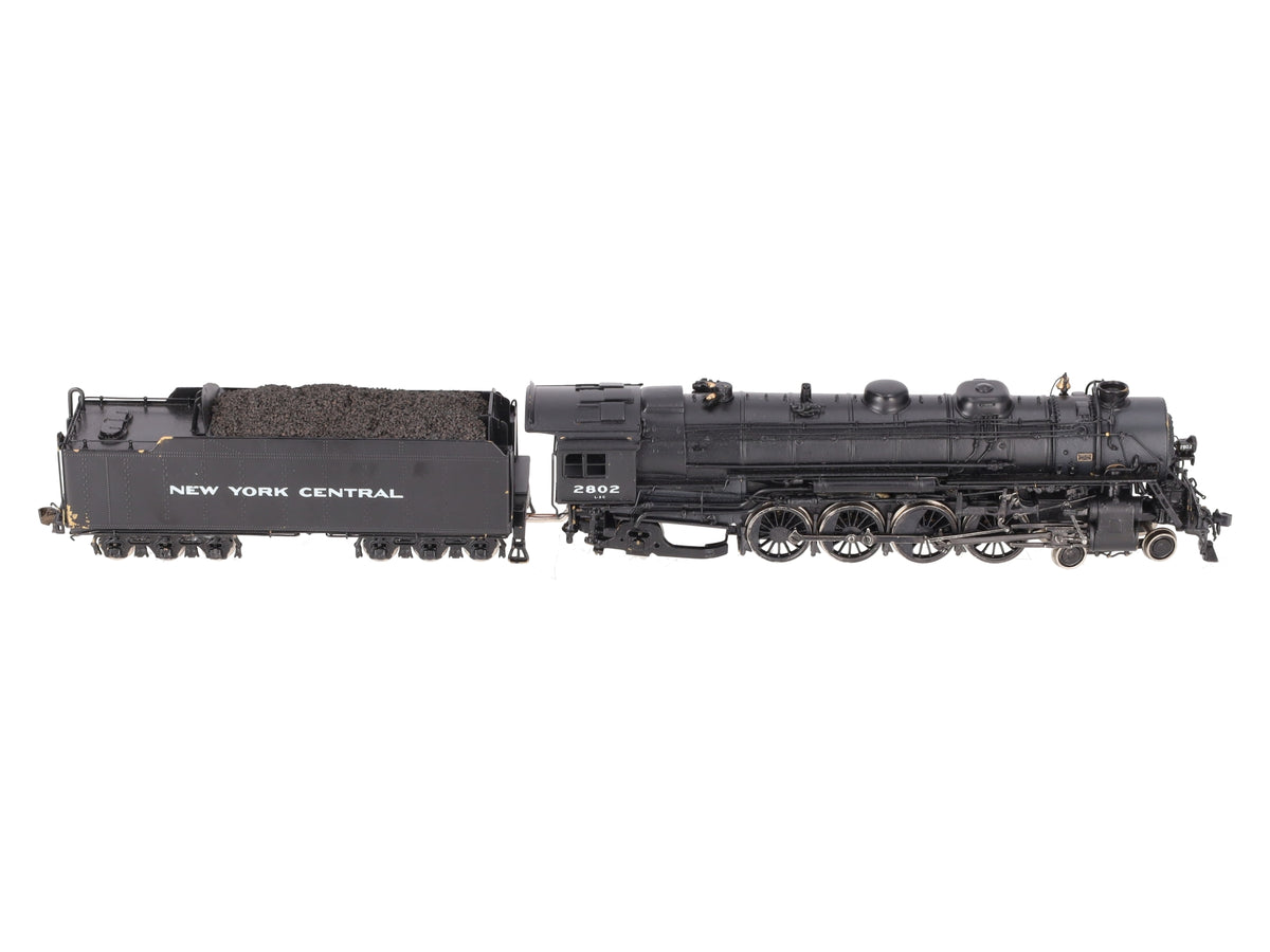NJ Custom Brass HO New York Central 4-8-2 Steam Locomotive #2802 -Painted