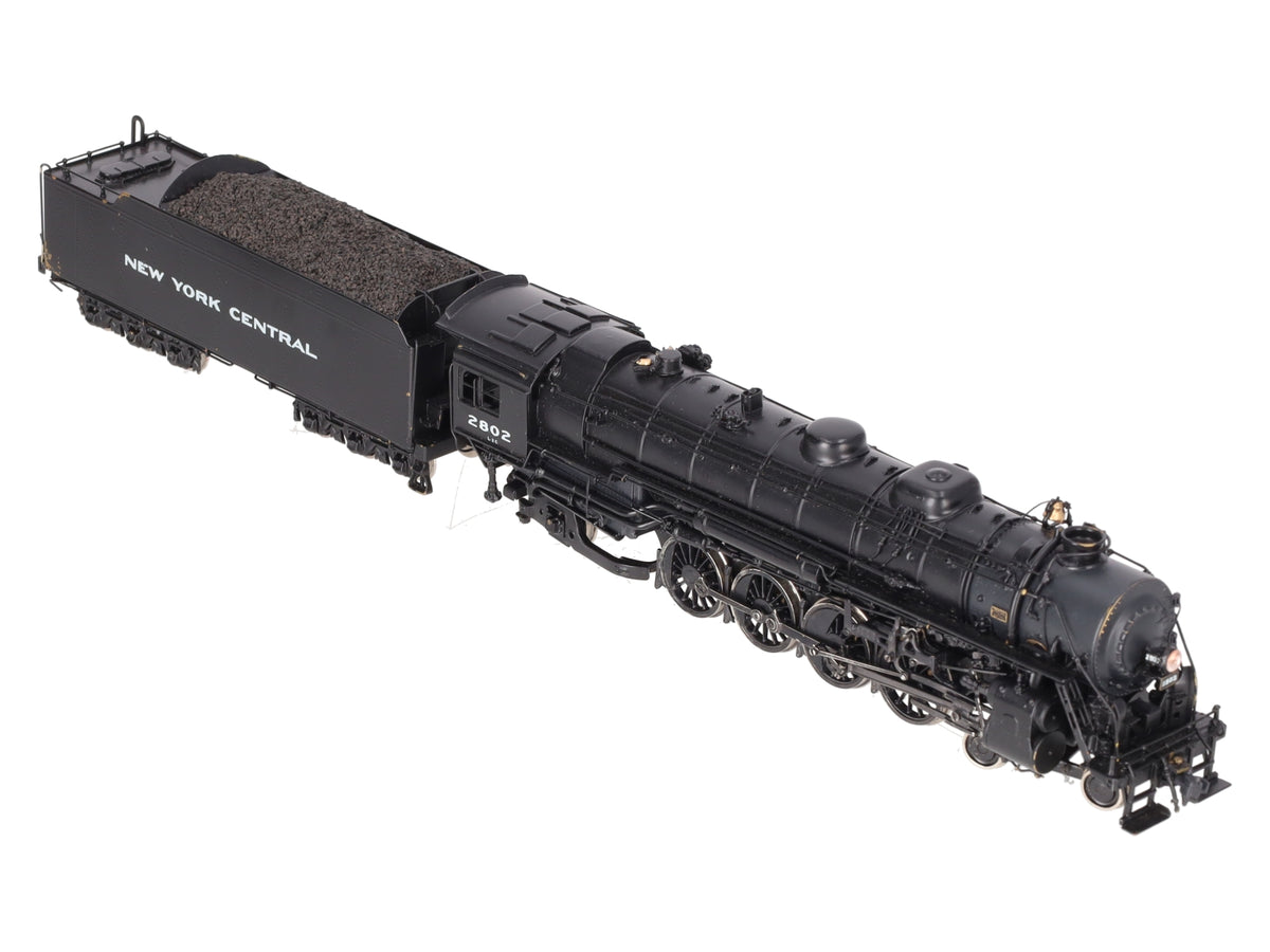NJ Custom Brass HO New York Central 4-8-2 Steam Locomotive #2802 -Painted