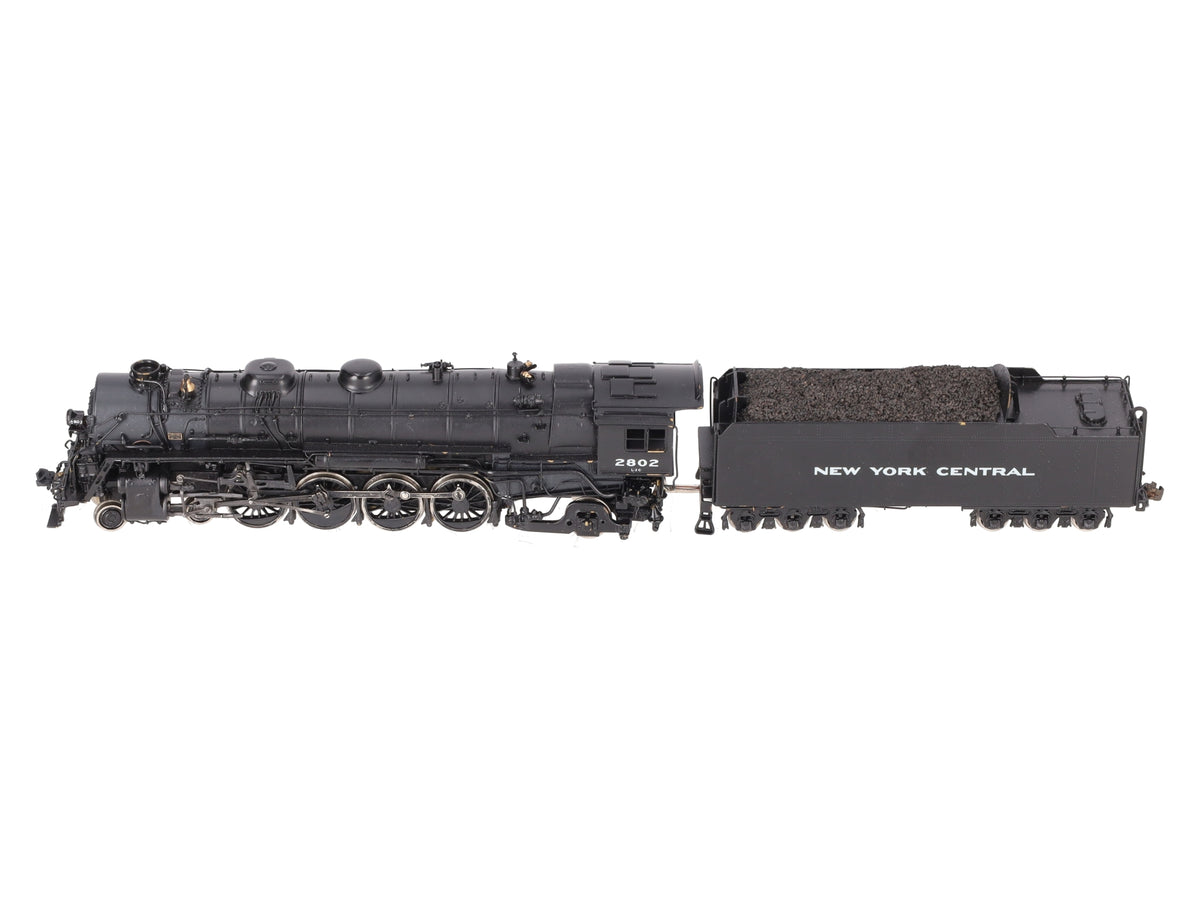 NJ Custom Brass HO New York Central 4-8-2 Steam Locomotive #2802 -Painted