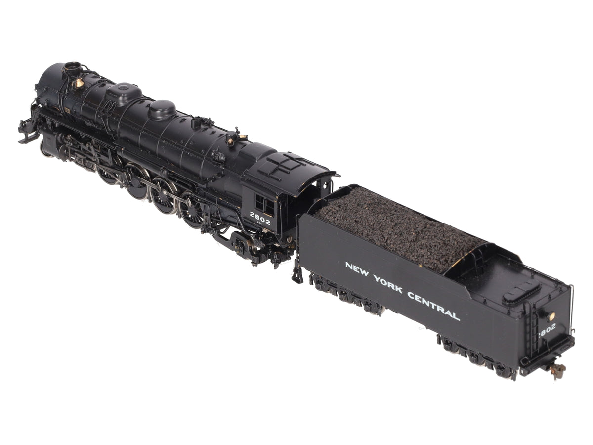 NJ Custom Brass HO New York Central 4-8-2 Steam Locomotive #2802 -Painted