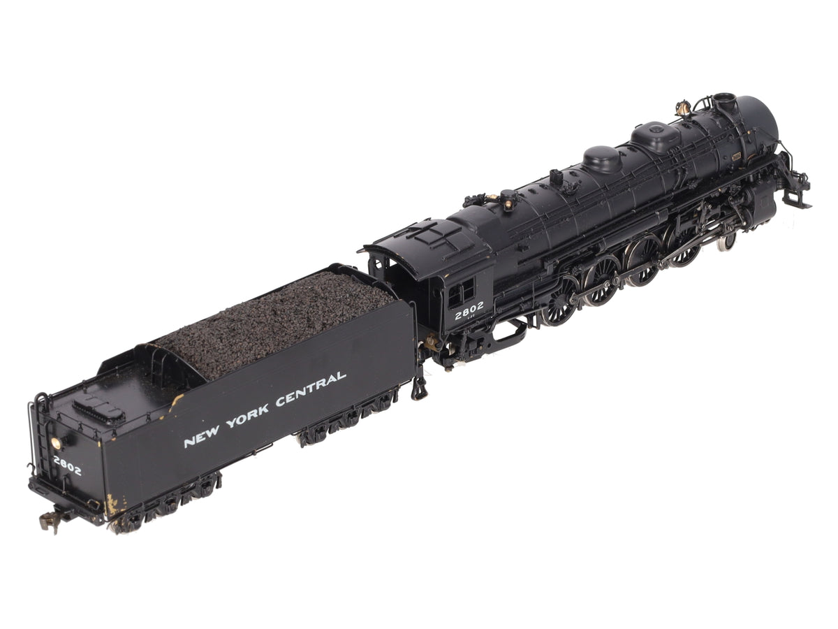 NJ Custom Brass HO New York Central 4-8-2 Steam Locomotive #2802 -Painted