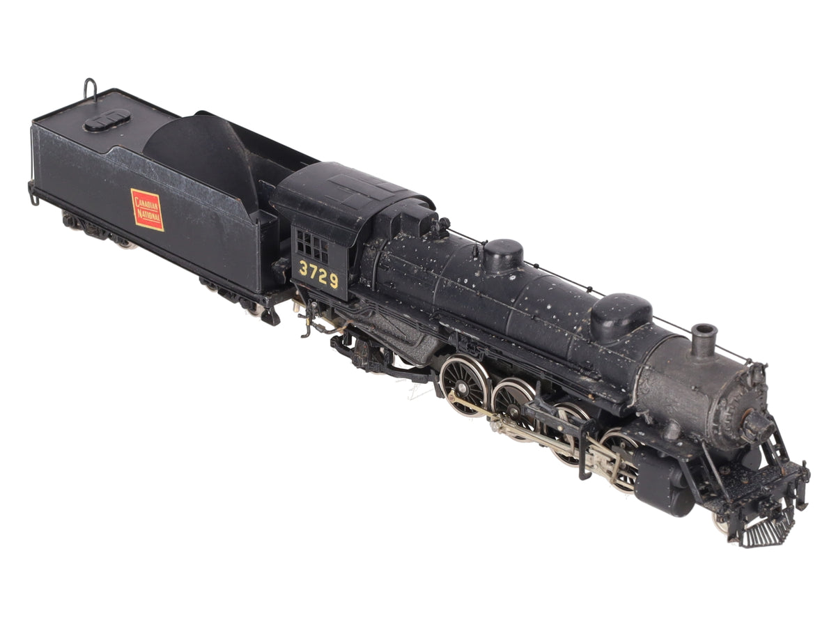 Van Hobbies HO Brass Canadian Nationals S-2a 2-8-2 Steam Loco #3729 -Painted