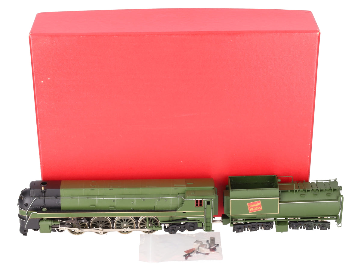 Nickel Plate Products HO Scale Brass CN U-4a 4-8-4 Steam Loco w/ Tender- F/P EX/Box