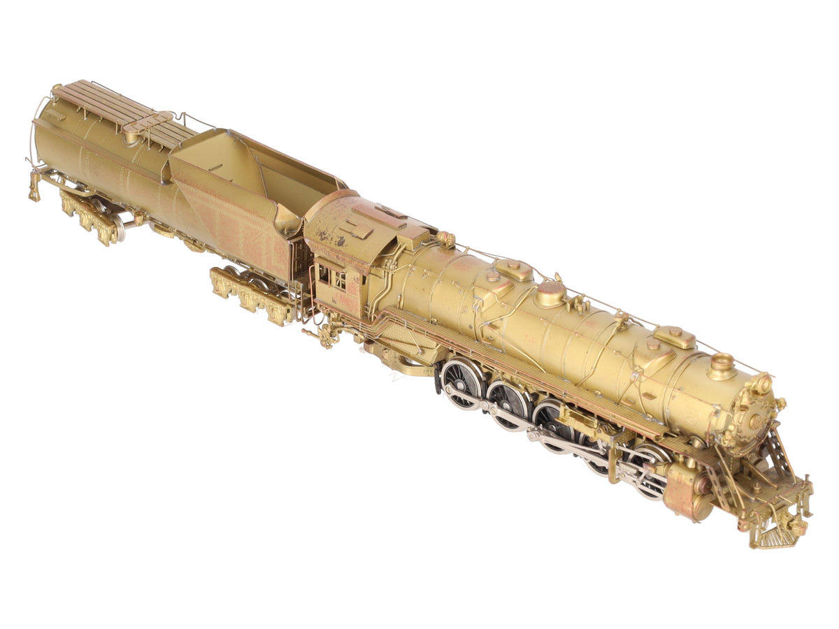 Westside Model Co. HO BRASS B&O S-1a 2-10-2 Steam Loco and Tender - Unpainted EX/Box