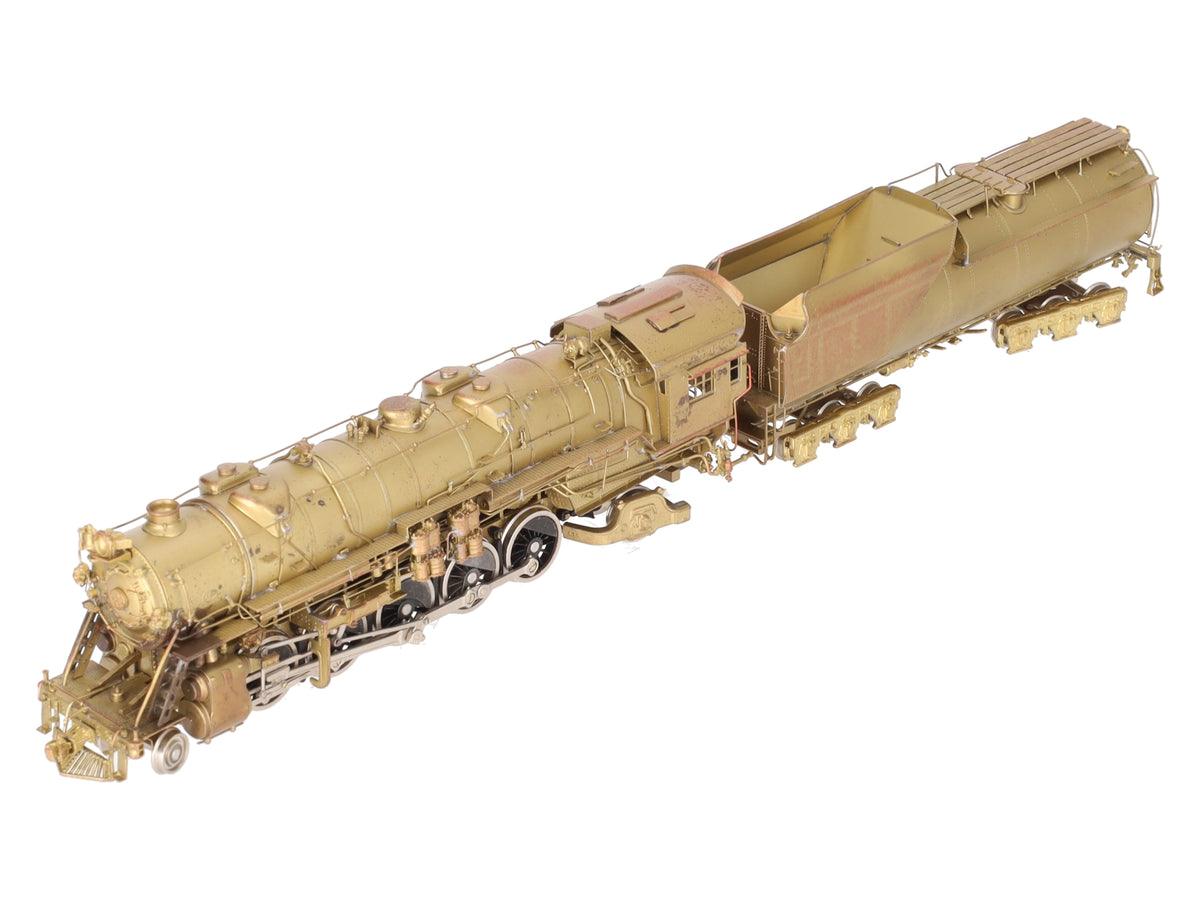 Westside Model Co. HO BRASS B&O S-1a 2-10-2 Steam Loco and Tender - Unpainted EX/Box