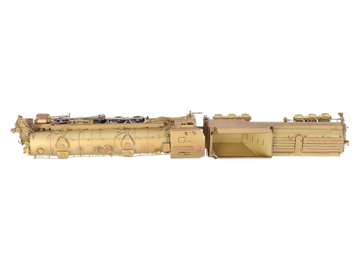 Westside Model Co. HO BRASS B&O S-1a 2-10-2 Steam Loco and Tender - Unpainted EX/Box