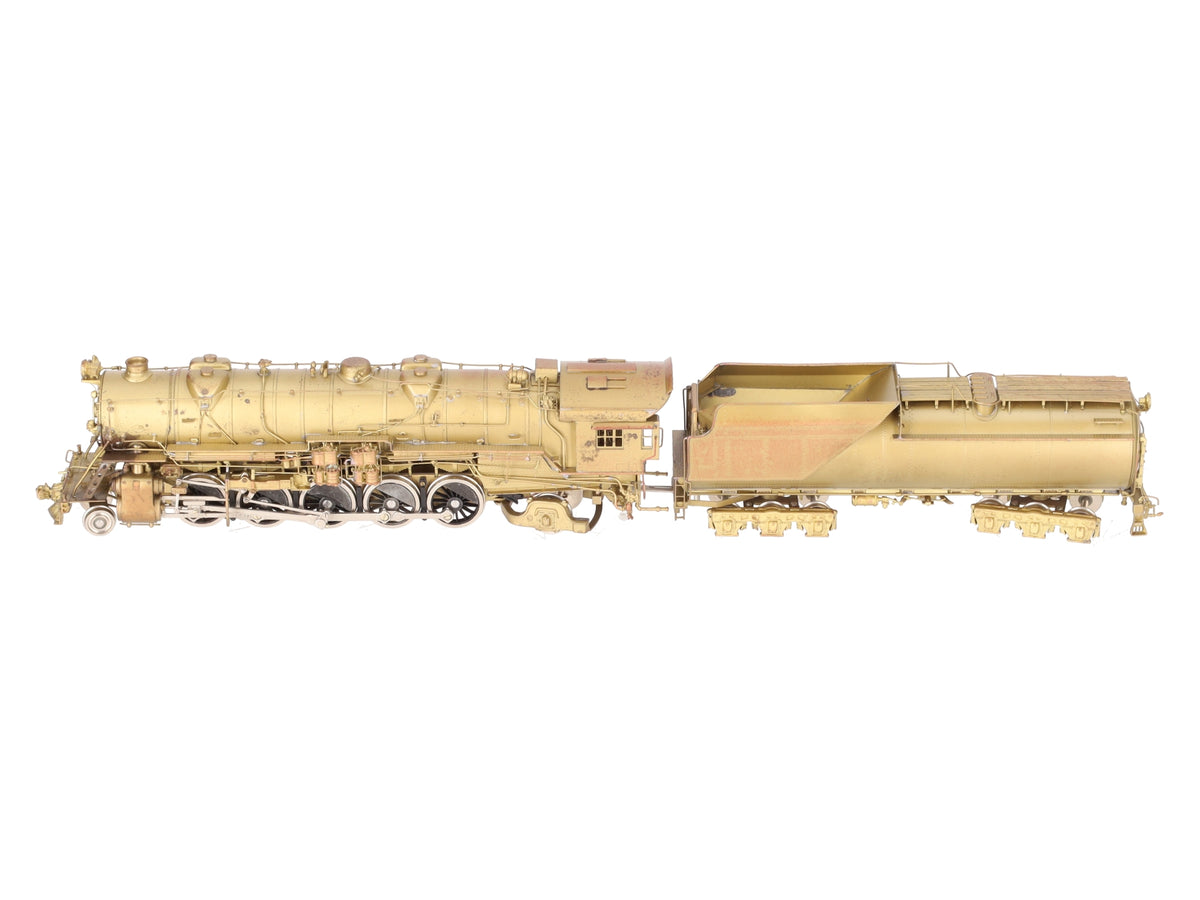 Westside Model Co. HO BRASS B&O S-1a 2-10-2 Steam Loco and Tender - Unpainted EX/Box