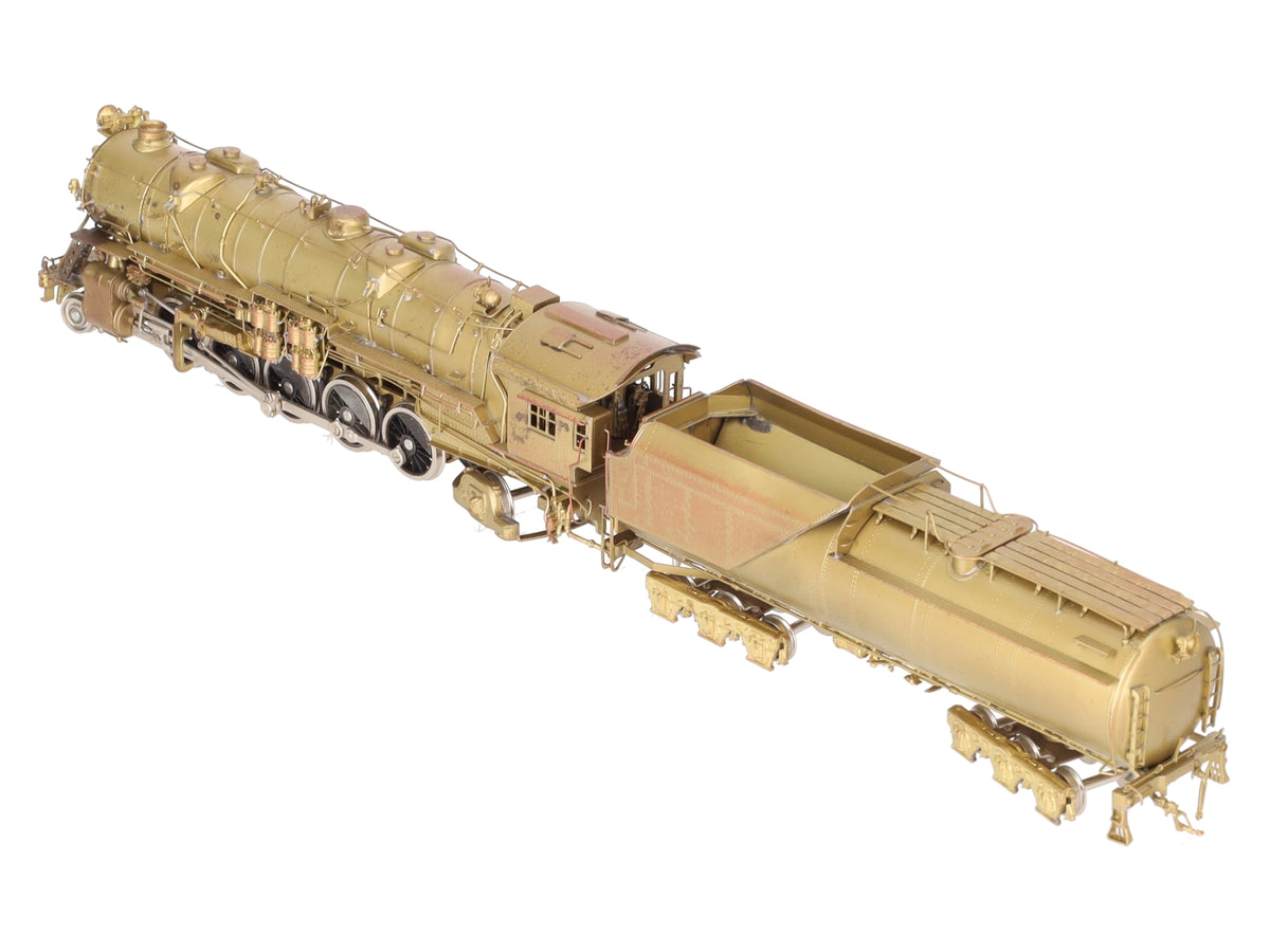 Westside Model Co. HO BRASS B&O S-1a 2-10-2 Steam Loco and Tender - Unpainted EX/Box