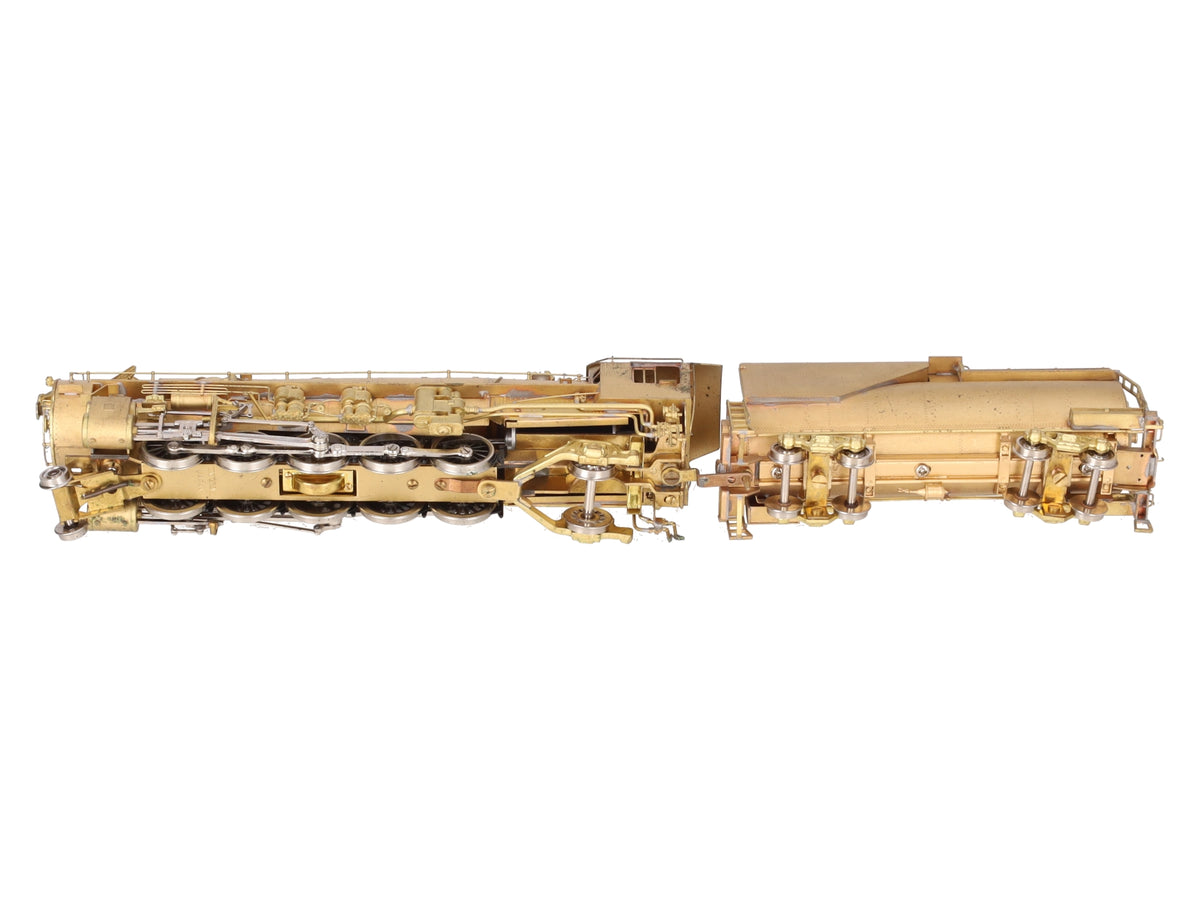 Westside Model Co. HO BRASS UP 5000 2-10-2 Steam Locomotive & Tender - Unpainted EX/Box