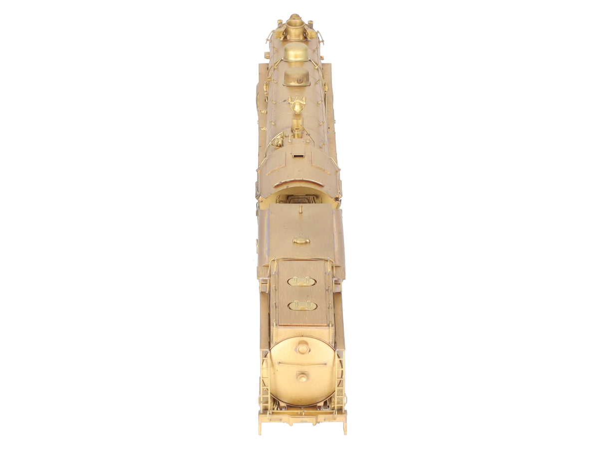 Westside Model Co. HO BRASS UP 5000 2-10-2 Steam Locomotive & Tender - Unpainted EX/Box