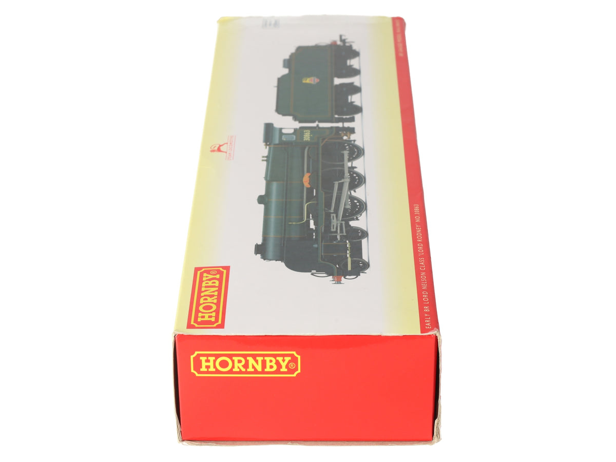 Hornby R3635 OO BR Lord Rodney Lord Nelson Steam Loco & Tender #30863 w/DCC VG/Box