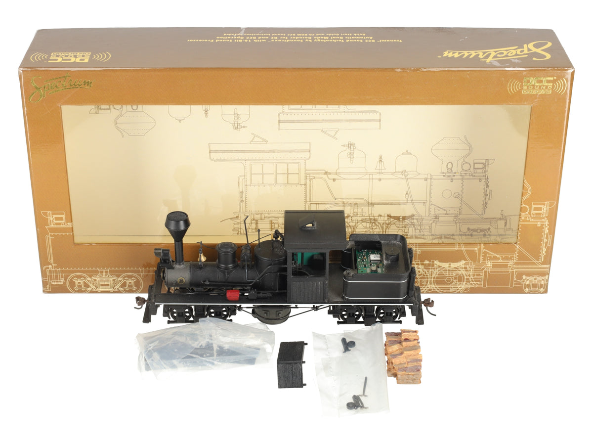 Bachmann 28502 On30 Painted, Unlettered T-Boiler Two-Truck Shay w/Sound & DCC EX/Box