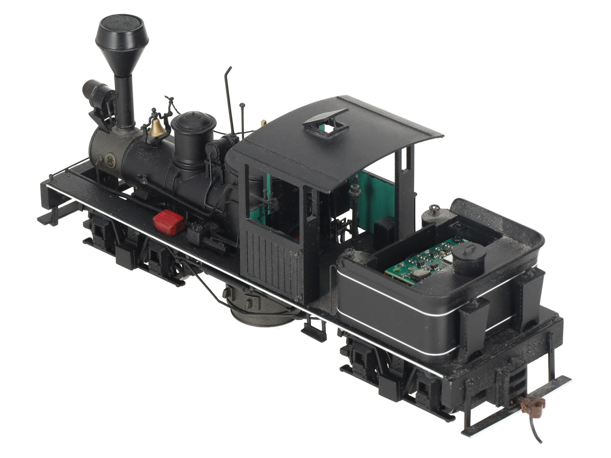 Bachmann 28502 On30 Painted, Unlettered T-Boiler Two-Truck Shay w/Sound & DCC EX/Box