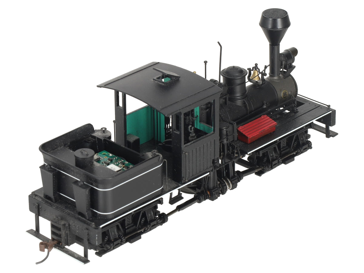 Bachmann 28502 On30 Painted, Unlettered T-Boiler Two-Truck Shay w/Sound & DCC EX/Box