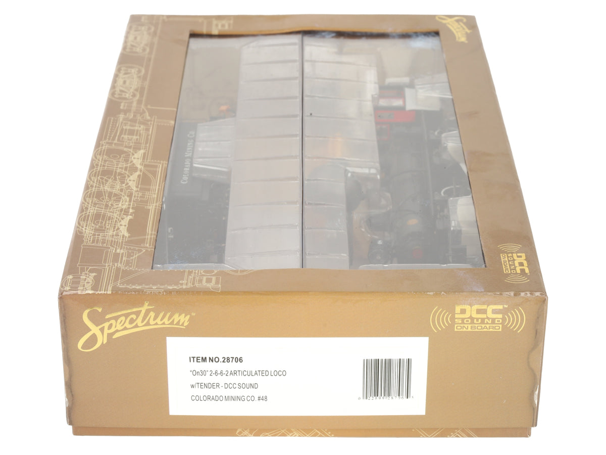 Bachmann Spectrum 28706 On30 Colorado Mining Co 2-6-6-2 w/Sound & DCC VG/Box