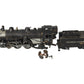 O 2-Rail BRASS 4-4-2 Steam Locomotive & Tender - Painted