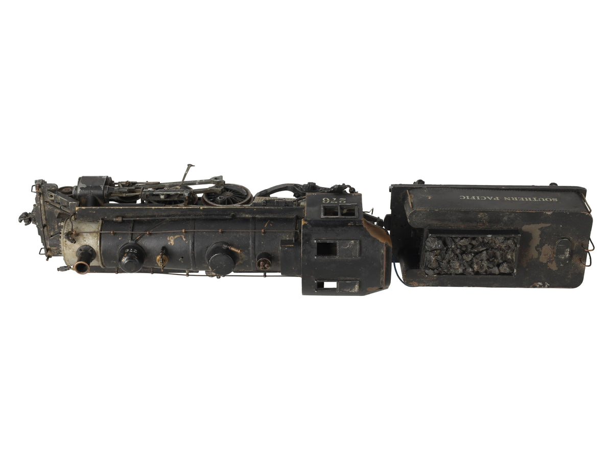 O 2-Rail BRASS 4-4-2 Steam Locomotive & Tender - Painted
