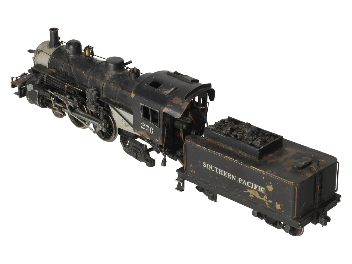 O 2-Rail BRASS 4-4-2 Steam Locomotive & Tender - Painted