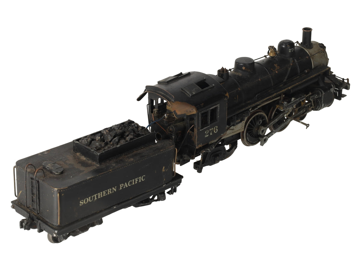 O 2-Rail BRASS 4-4-2 Steam Locomotive & Tender - Painted
