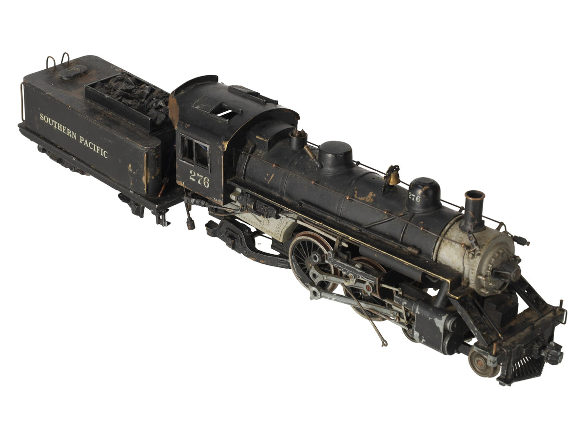 O 2-Rail BRASS 4-4-2 Steam Locomotive & Tender - Painted