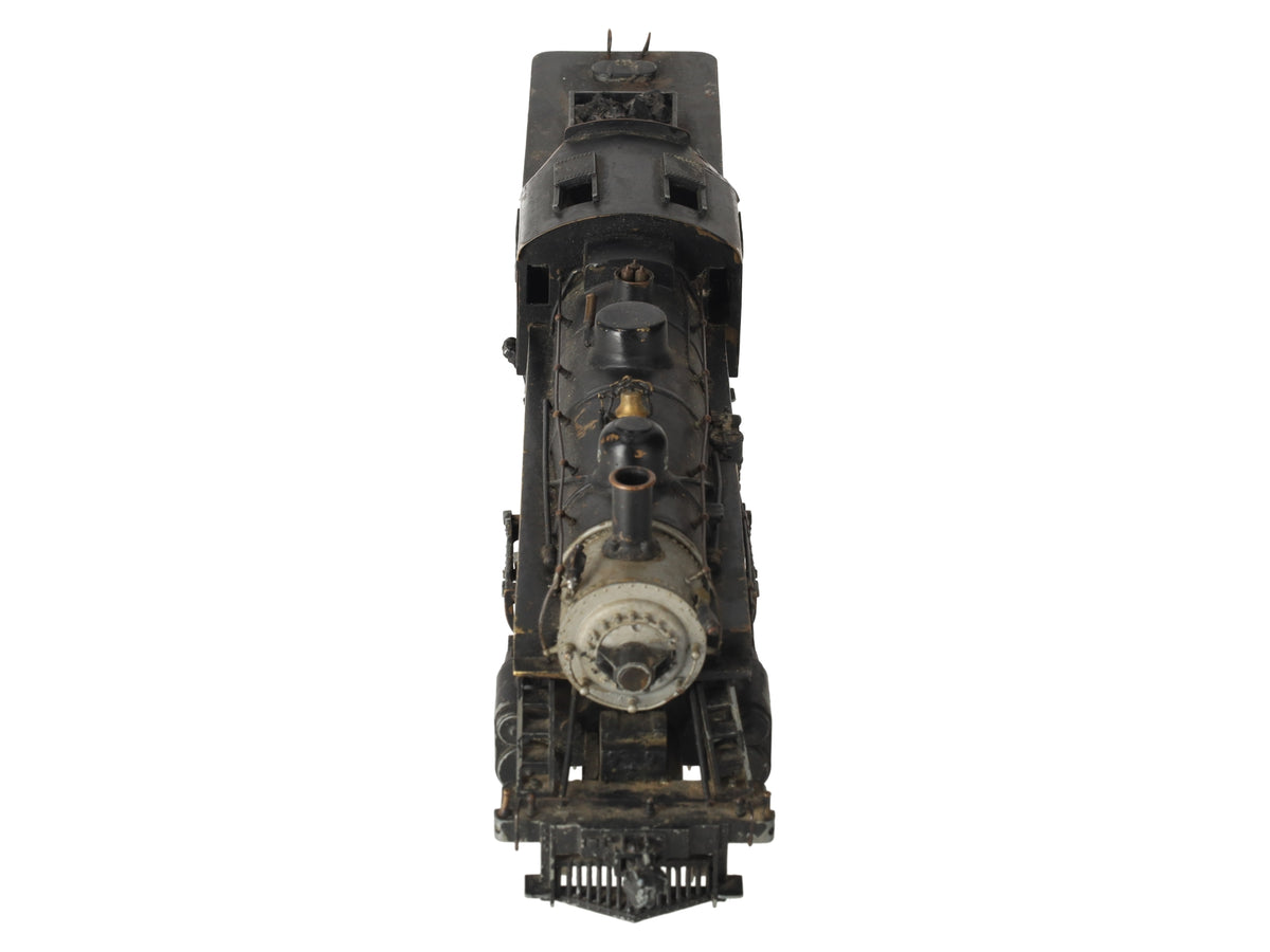 O 2-Rail BRASS 4-4-2 Steam Locomotive & Tender - Painted