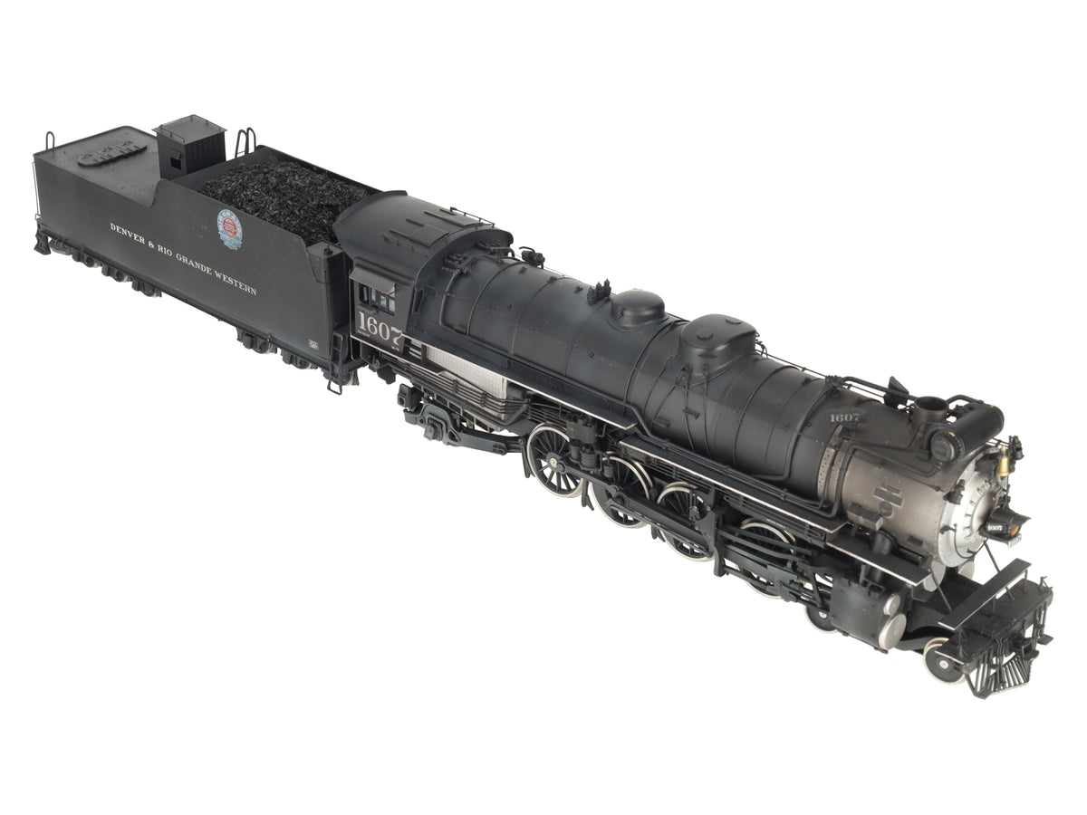 Westside Model Co. O Scale BRASS D&RGW 4-8-2 M75 Steam Locomotive #1607 (2-Rail)/Box