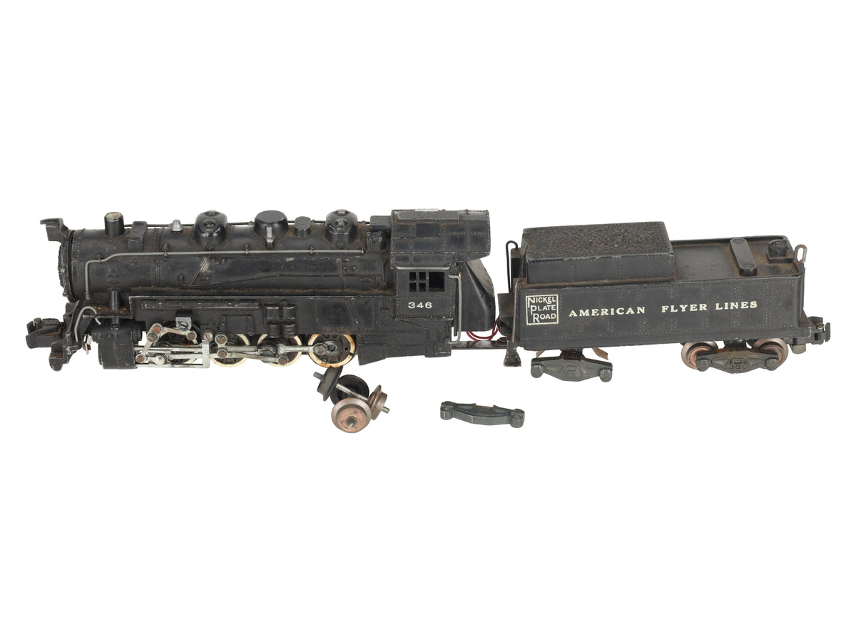 American Flyer 346 Vintage S Nickel Plate Road Steam Locomotive & Tender