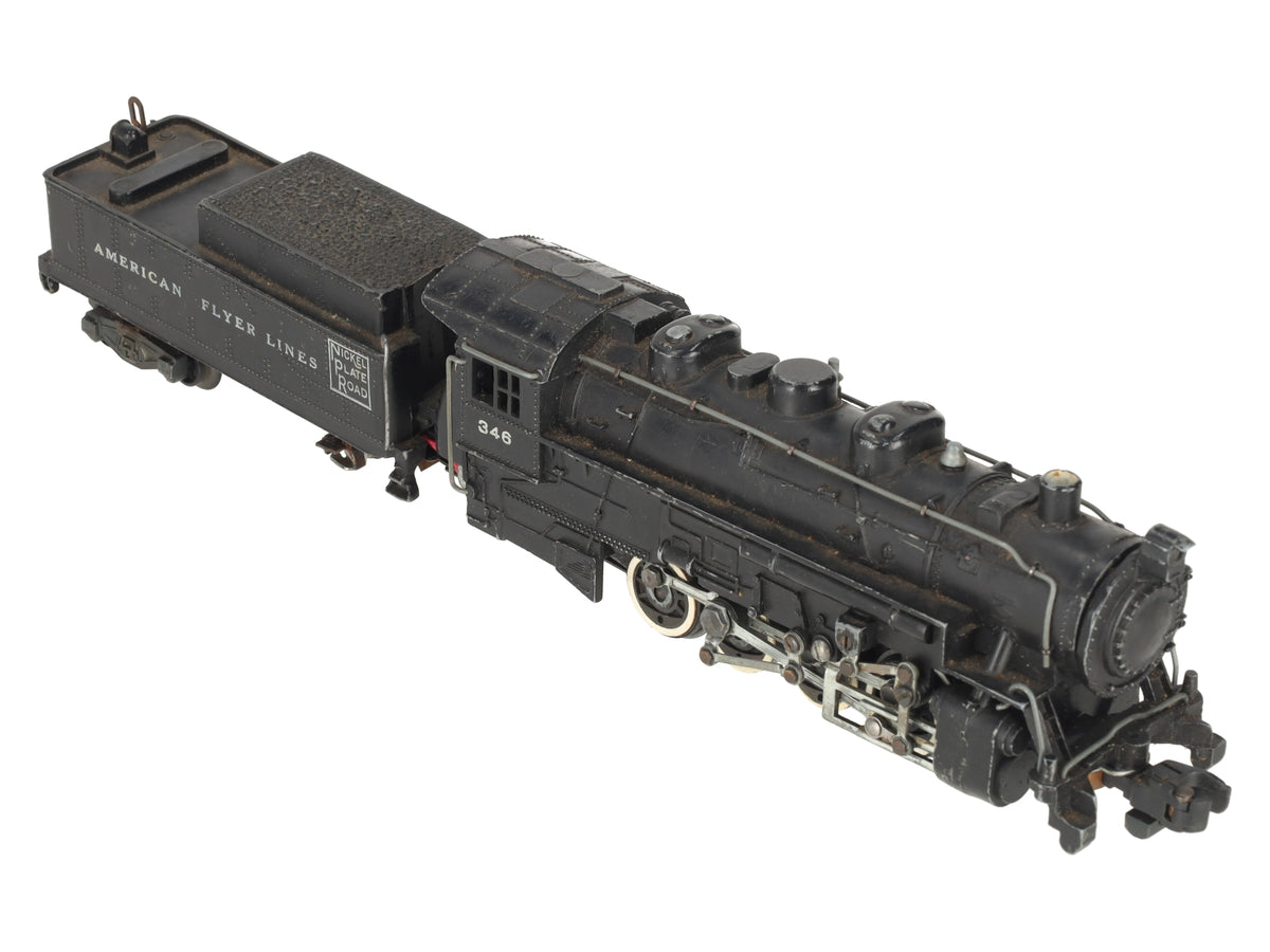 American Flyer 346 Vintage S Nickel Plate Road Steam Locomotive & Tender