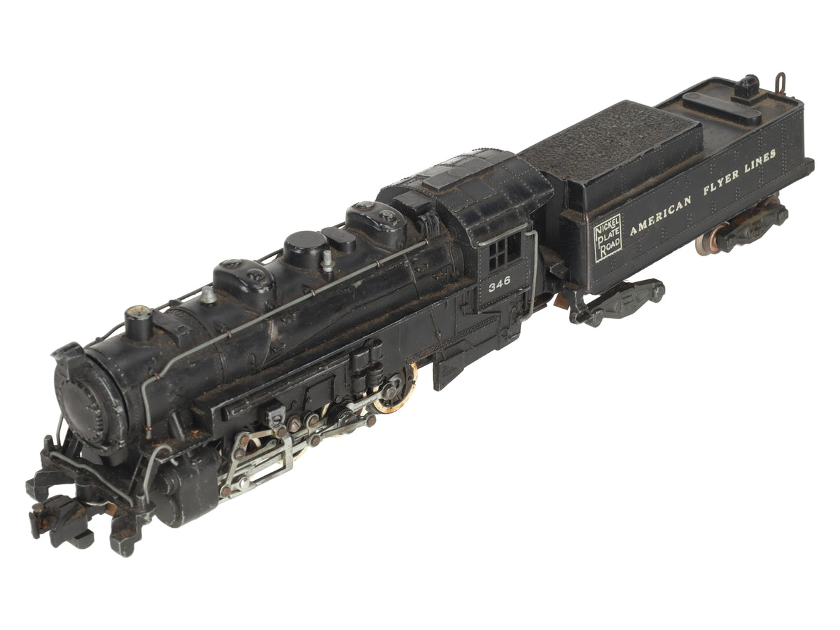 American Flyer 346 Vintage S Nickel Plate Road Steam Locomotive & Tender