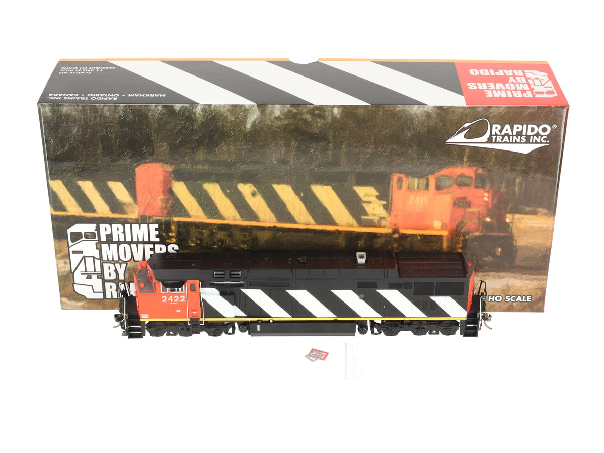 Rapido Trains 400504 HO Canadian National DASH 8-40CM Engine #2422 w/DCC/Sound EX/Box
