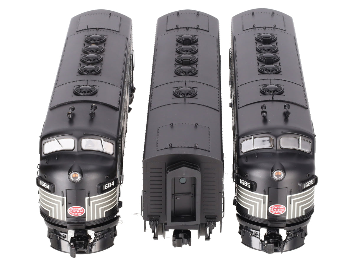 Lionel 6-34511 O New York Central F7 A-B-A Diesel Locomotive Set #1684/2438/1685 VG/Box