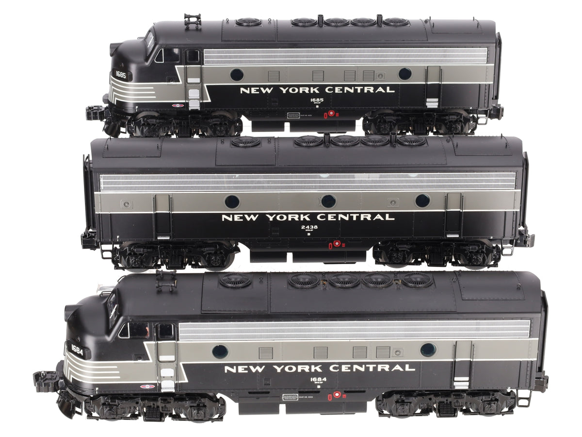 Lionel 6-34511 O New York Central F7 A-B-A Diesel Locomotive Set #1684/2438/1685 VG/Box