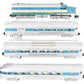 American Flyer K5434T VIntage S Silver Comet Diesel Passenger: 466 960 962 963 EX/Box