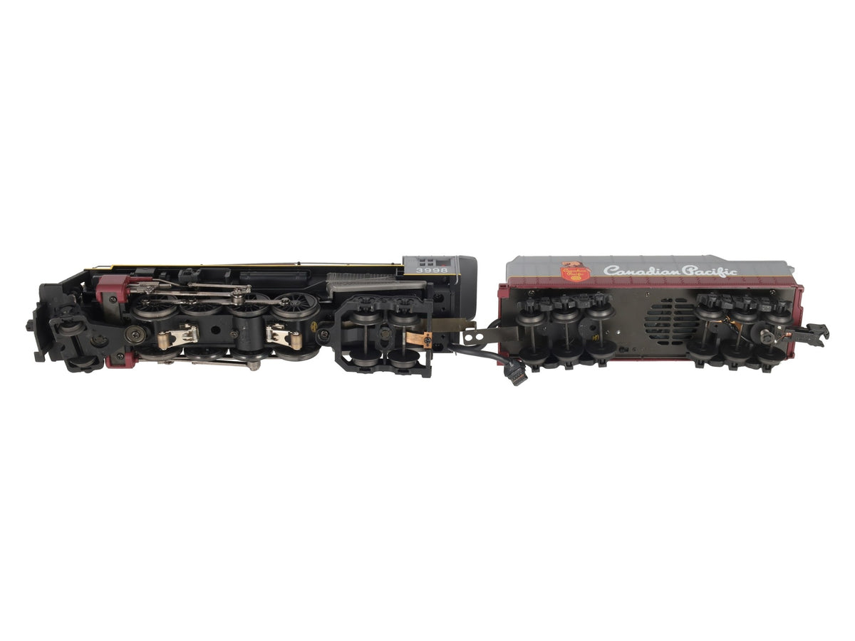 MTH 30-1295-1 O Canadian Pacific 4-8-2 Steam Locomotive & Tender #3998 w/PS2 LN/Box