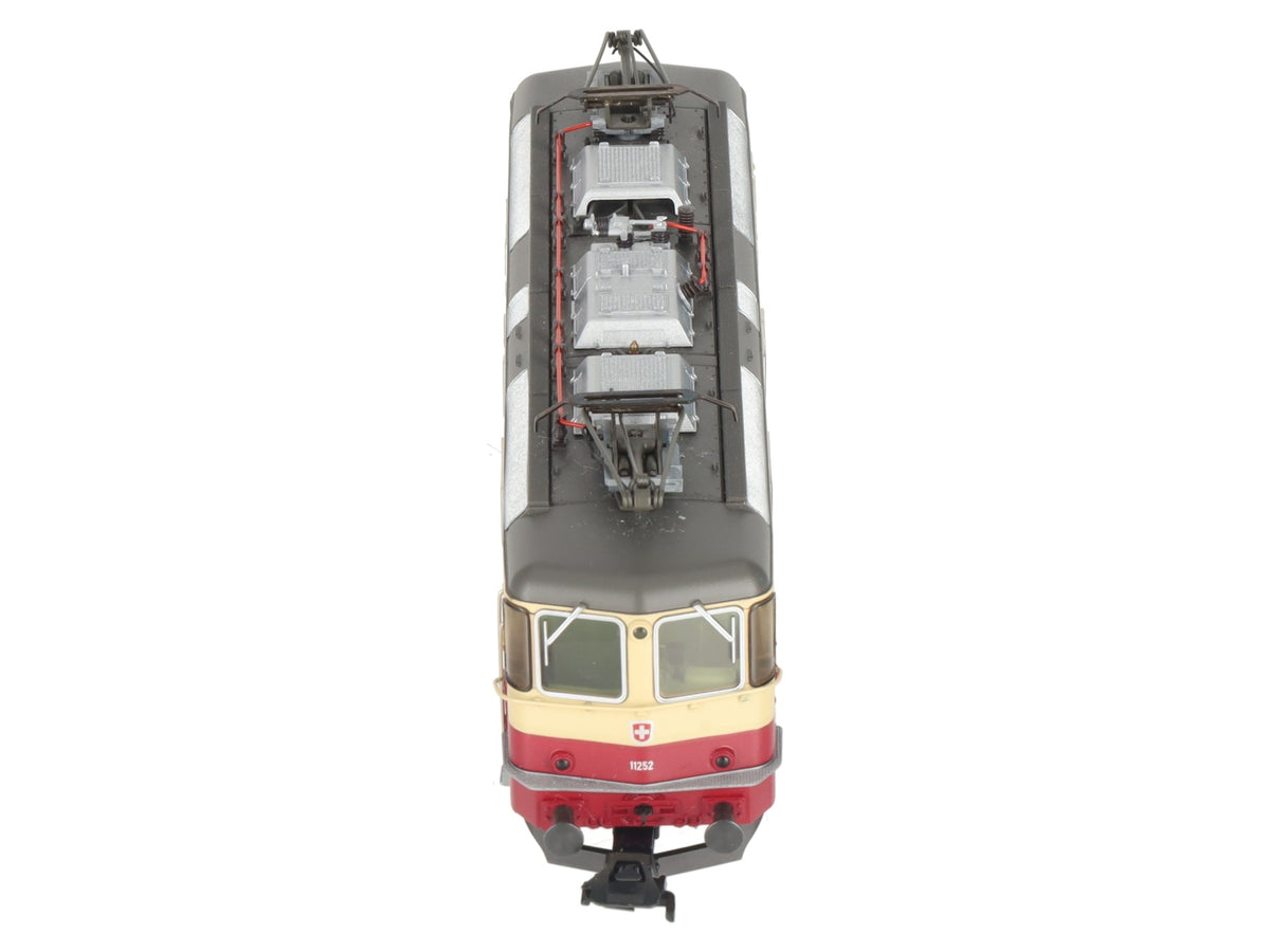 Trix 22844 HO Scale SBB cl 4/4 II Electric Locomotive #11252 w/ DCC LN