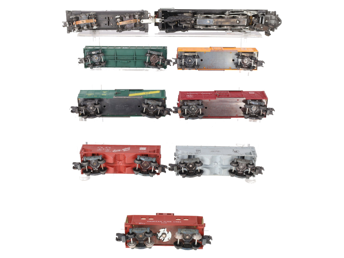 American Flyer K5358W Vintage S Challenger Set: 336 922 931 921 947 924 929 930 VG/Box